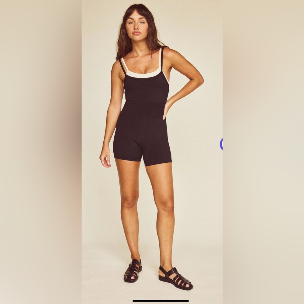 Chic Black Sleeveless Romper